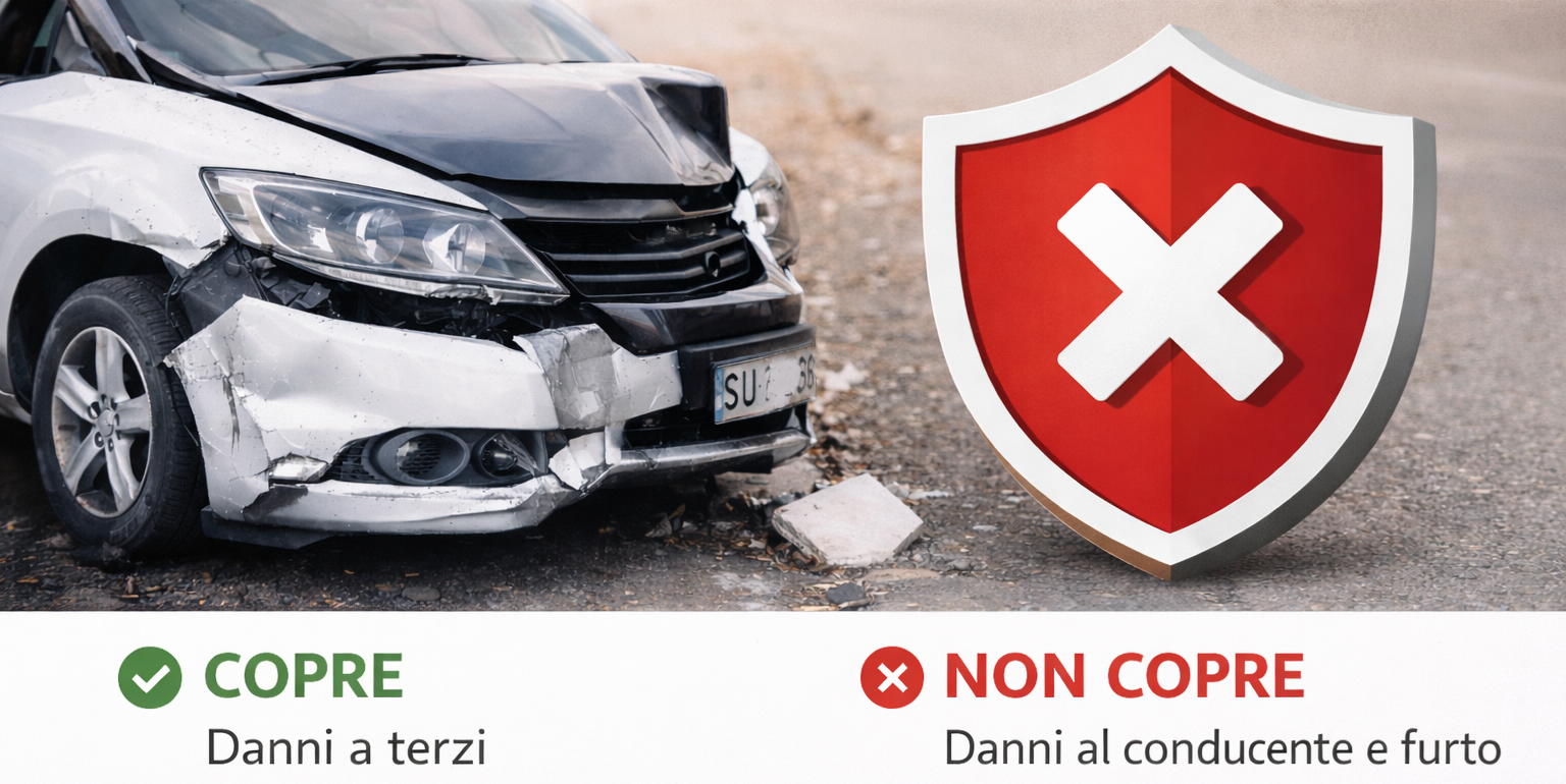 RC Auto: cosa copre davvero e cosa non copre (guida completa 2026)